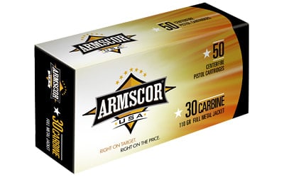 ARMSCOR 30CARB 110GR FMJ 50/1000