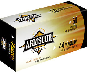 ARMSCOR 44MAG 240GR SWC 50/400
