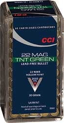 CCI 22WMR 30GR HP TNT GREEN 50/2000