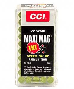 CCI 22WMR TNT MAXI-MAG 50/2000